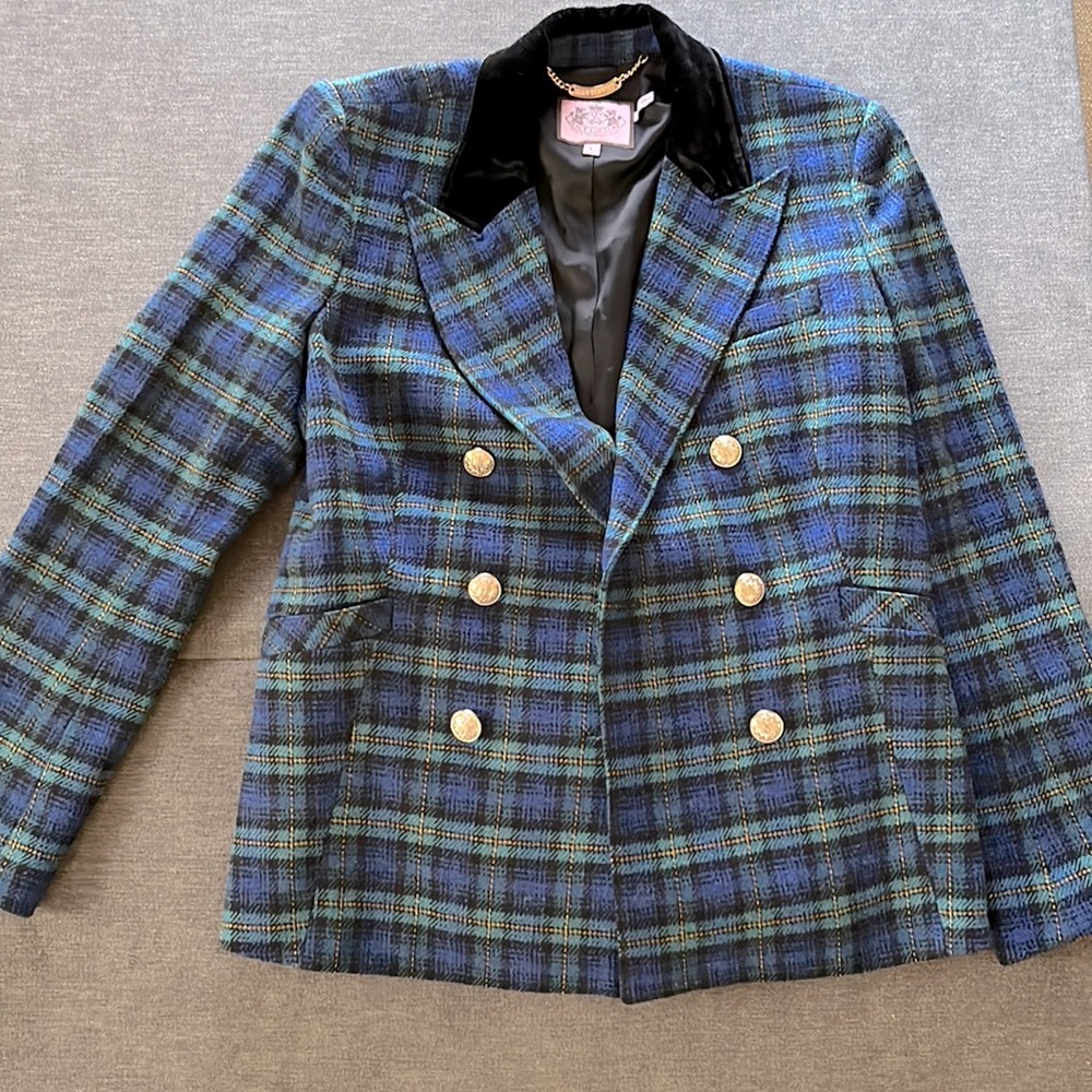 Juicy Couture Plaid Blazer